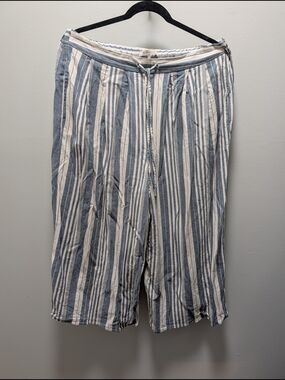 BCBGeneration Wide Leg Linen/Rayon Pants